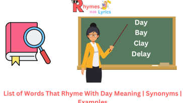 List of Words That Rhyme With Day Meaning | Synonyms | Examples